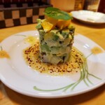 7FUKU - アボカドと帆立貝のタルタル