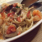 海老炉端 orb - 本日の海老のパスタ