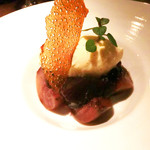 deco - 黒イチジクのコンポート　ヴァニラアイスを添えて