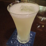 バー クラスター - 和梨のカクテル。ホワイトラムベース