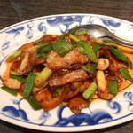 陳麻婆豆腐 - 本場四川省のホイコーロー（９８０円、キャベツの無いホウコ―ロー）