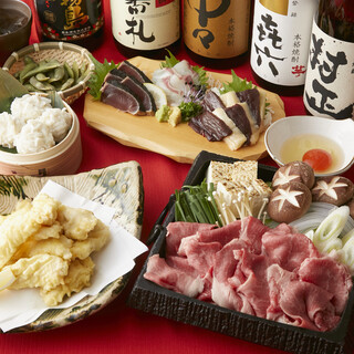 We offer many course plans with plenty of Kyushu gourmet food, including all-you-can-drink options!