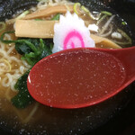 中華四川料理 御縁 - ニンニクほんのりの醤油スープ