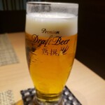 五反田 蟹 うなぎ まつもと - ビール