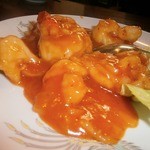 中華家庭料理 雲海 - 車えびのチリソース②up