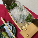 いわない温泉高島旅館 - 活ヒラメの活造り