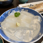 いわない温泉高島旅館 - イカのお刺身