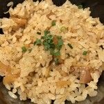 麺屋一燈 - 干し貝柱のバター醤油炊き込みご飯