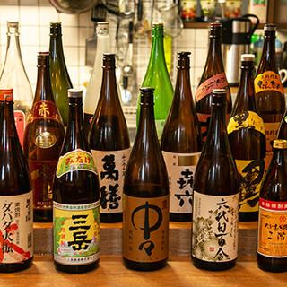 We have a carefully selected lineup of sake and shochu! All-you-can-drink course is also available