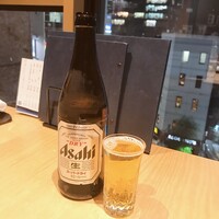 瓢嘻 新橋店 - ライト飲み放題は瓶ビールも付いてきます