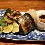 160781220 - 秋刀魚松茸はさみ焼き