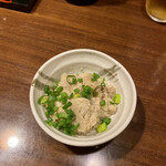 居酒屋 餃子のニューヨーク - お通し(ポテトサラダ)