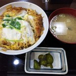 境関温泉 - カツ丼
