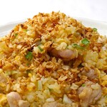 garlic chicken fried rice