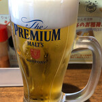 Tachinomi Uotsu Baki - プレミアムモルツ生ビール539円