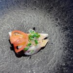 La Brianza - さばきたて15〜16キロ寒ブリカルパッチョ。炙りと香りがとにかくたまらないご馳走☆♡