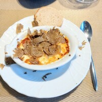 La Brianza - トリュフグラタンピエモンテ風秋トリュフ。段々とトリュフの色合いが深くなってきましたね