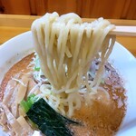 ハルヤ - 海老塩白湯　麺リフト