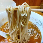 ハルヤ - かえだま(細麺)　麺リフト