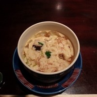 五代目 野田岩 麻布飯倉本店 - うなぎの茶碗蒸し。フカヒレ入り　濃厚な味わい。うなぎと海苔の風味そしてフカヒレが美味しい。