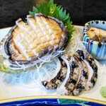 木村屋 - アワビの刺身2,500円～(時価)