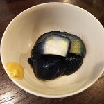 金町製麺 - 茄子の漬物
