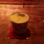 Bar Tiare - 季節のフルーツカクテル　刀根柿と六ジン