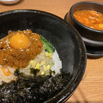 炭火焼肉・韓国料理 KollaBo - 石焼ビビンバ&純豆腐チゲ定食
