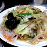 萬来軒 - 野菜肉炒め