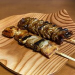 日本一 - 豚ねぎ串、かわ串