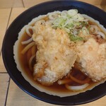 じんそば - 鶏天うどん