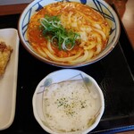 丸亀製麺 - トマたまカレーうどん 並690円