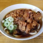 一〇そば - ジャンボゲソ天小うどん。