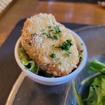 フォセッタ - 前菜盛り合わせ：秋刀魚、里芋、ベーコンのコロッケ