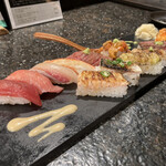 KINKA sushi bar izakaya - ＊ 究極 おまかせ握り　（特選握りおまかせ 6 貫+アブリシャス 6 貫）4,600円