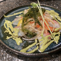 KINKA sushi bar izakaya 渋谷 - ＊ 本日のカルパッチョ　990円