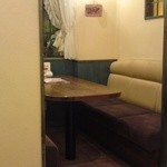 羅座亜留 - 自分たちのテーブル席から見える景色です