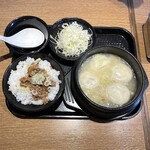 博多 天神 - 肉汁餃子ランチ830円
