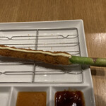 串揚げ 串かざり - 彩定食アスパラガス