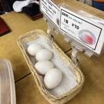 日の出製麺所 - 温泉卵です。（2021.10 byジプシーくん）