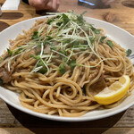 朝日食堂 - 今週のスパゲティ（アジアン焼スパ）ビッグ 800円