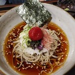 くらそば幸道 - 梅ごまおろしそば