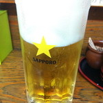 Tachinomiya - 生ビール　300円