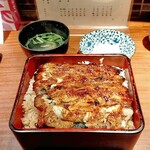 浜茂 - うな重・松（ご飯大盛り）