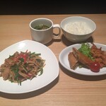 塩見家　とんとん - 青椒肉絲定食