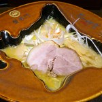 蟹専門 けいすけ 北の章 - 極上渡り蟹の味噌らーめん味玉入り