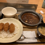 Yayoi Ken - かきフライカレー定食890円