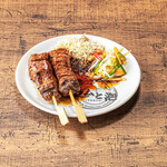 lamb tongue skewer