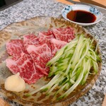 牛肋肉刺身