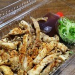 炭焼スモークチキン　福の鳥 - とり皮炭火焼